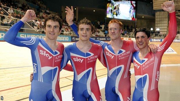 GB Sprint team