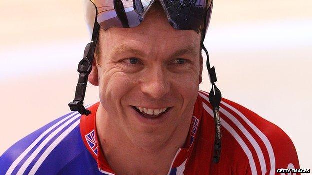 Olympic cycling champ Sir Chris Hoy