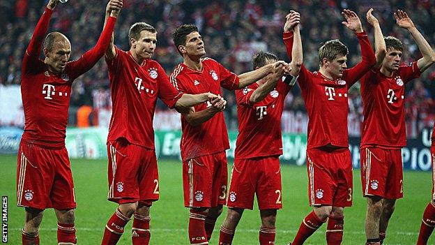 Bayern Munich celebrate