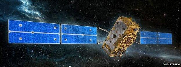 Artist's impression of satellite