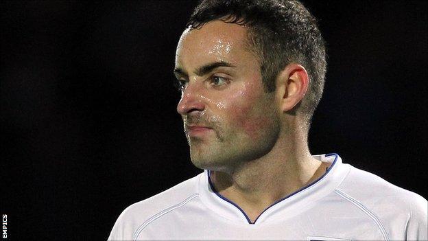 Tranmere Rovers full-back Danny Holmes