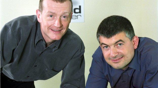 Steve Davis and John Parrott