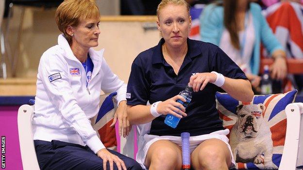 Elena Baltacha and Judy Murray endured a disappointing first day