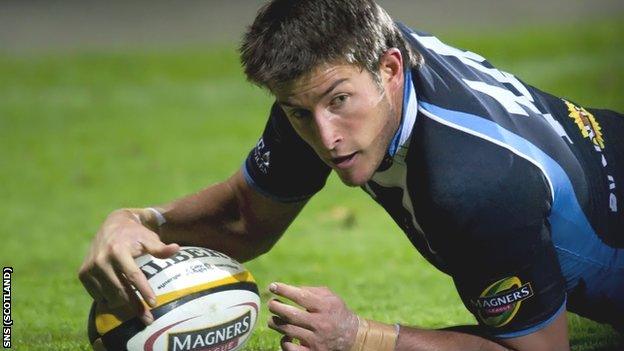 Glasgow's DTH van der Merwe