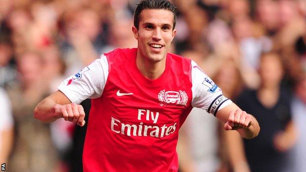 Robin van Persie named PFA Player of the Year