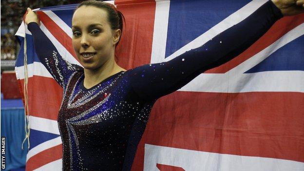 Beth Tweddle was the first gymnast from Britain to win a medal at the World and European Championships