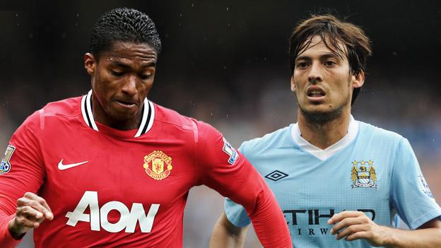 Antonio Valencia and David Silva