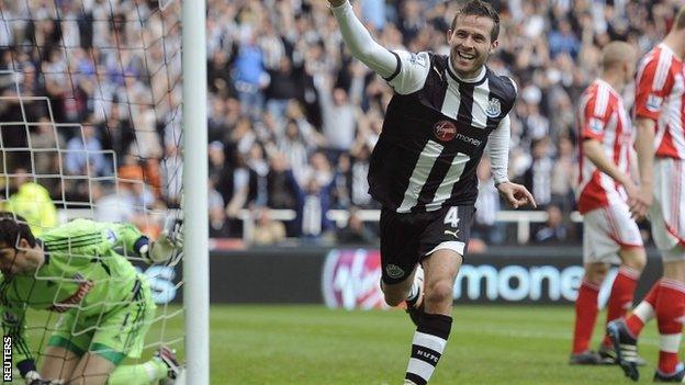 Newcastle midfielder Yohan Cabaye