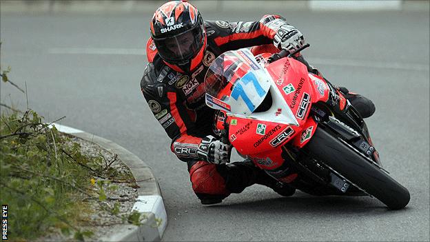 Ryan Farquhar in action at the Cookstown 100