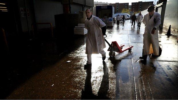 Billingsgate Fish Market porters