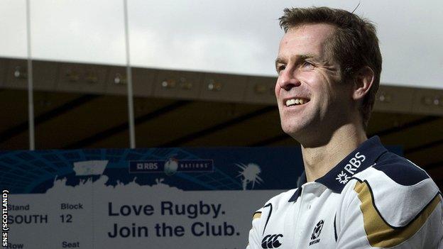 Scottish rugby star Chris Paterson