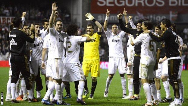 Real Madrid celebrate