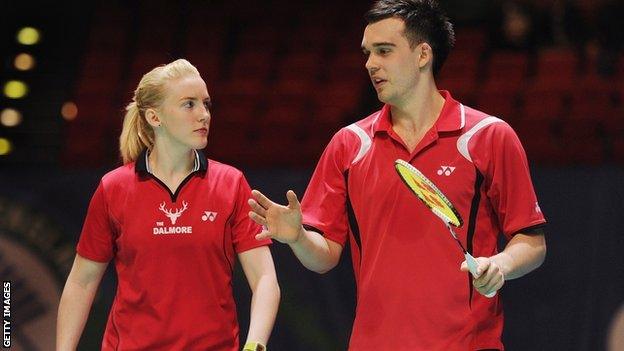 Imogen Bankier and Chris Adcock