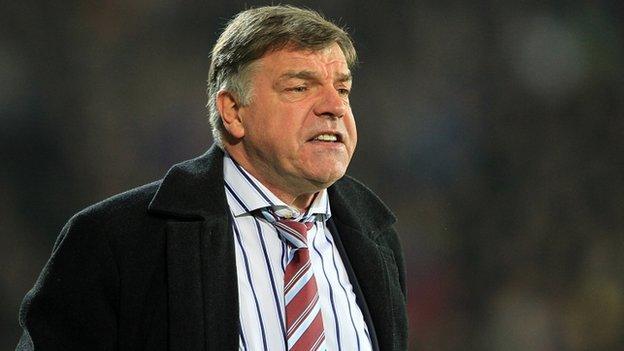 West Ham manager Sam Allardyce