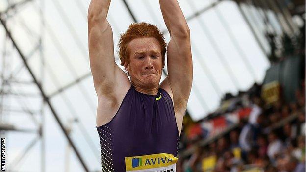 Greg Rutherford equals British long jump record