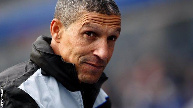 Birmingham manager Chris Hughton