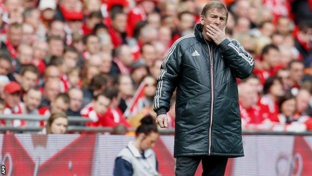 Liverpool manager Kenny Dalglish