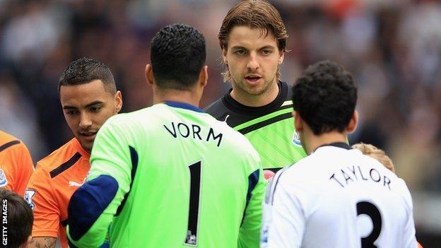 Tim Krul and Michel Vorm