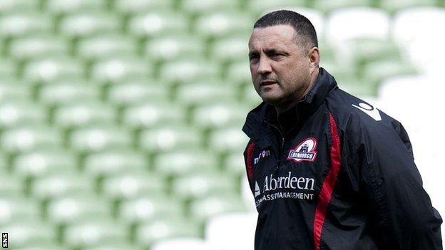 Edinburgh head coach Michael Bradley