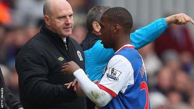 Steve Kean (left) and Junior Hoilett