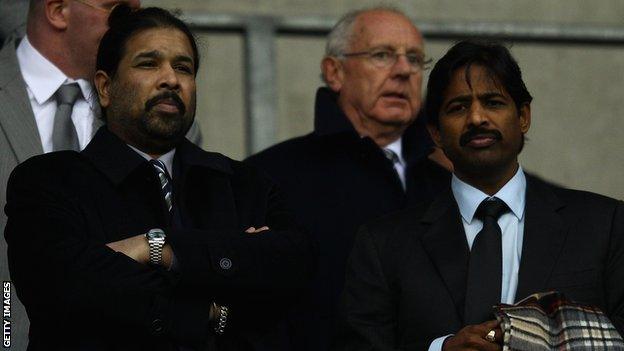 Blackburn owners Balaji and Venkatesh Rao