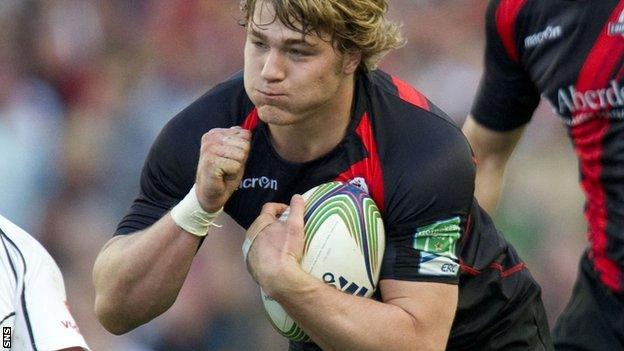 Denton was injured while playing for Edinburgh against Treviso