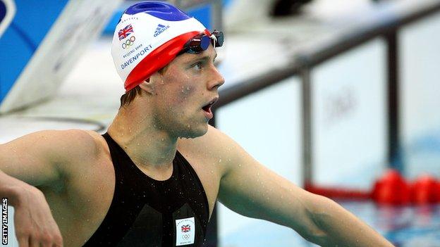 British swimmer Ross Davenport