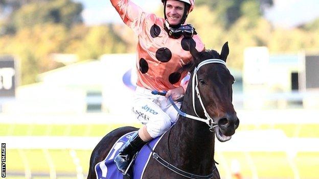 Jockey Luke Nolen on Black Caviar