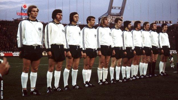 The German team in 1972