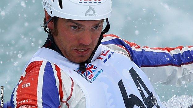 Canoeist Tim Baillie