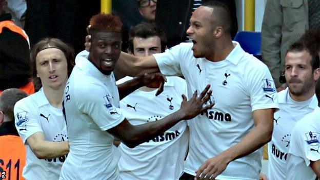 Tottenham celebrate