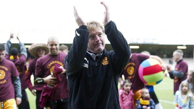 Motherwell manager Stuart McCall