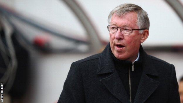 Manchester United manager Sir Alex Ferguson