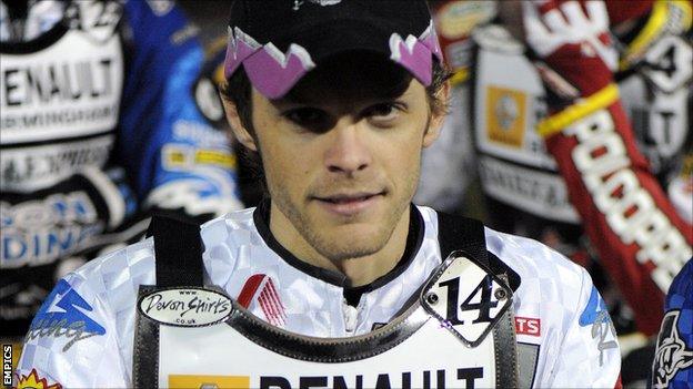 Belle Vue Aces captain Rory Schlein