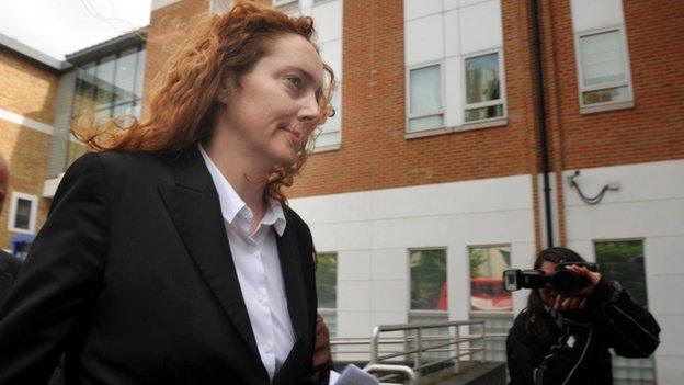 Former newspaper boss Rebekah Brooks