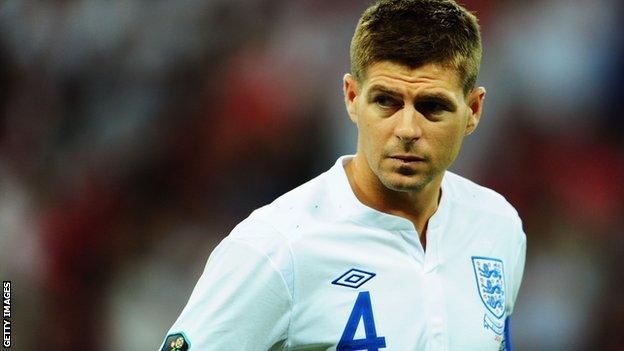 England captain Steven Gerrard