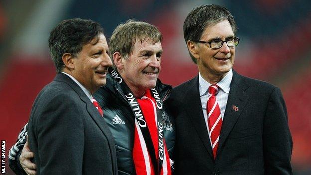 Tom Werner, Kenny Dalglish and John W Henry