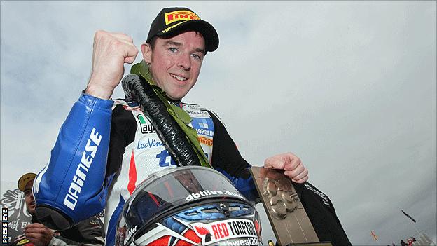 Alastair Seeley won the Superstock race