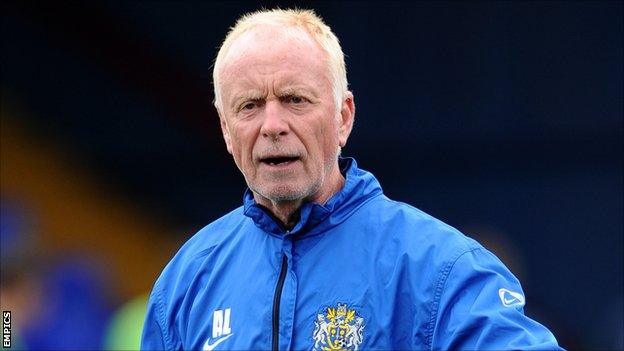 Stockport County assistant manager Alan Lord