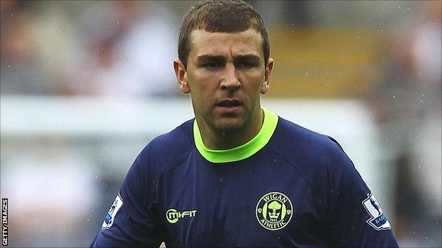 Wigan Athletic midfielder James McArthur