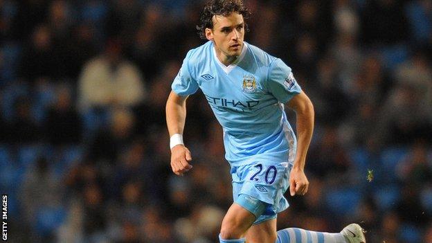 Manchester City midfielder Owen Hargreaves