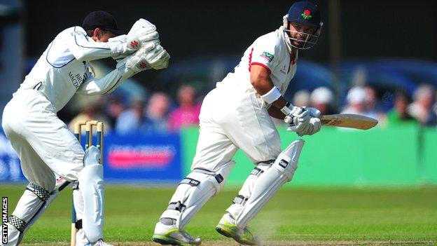 Ashwell Prince in action against Middlesex