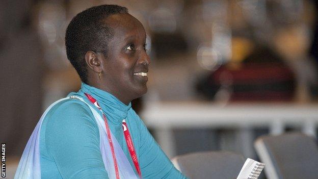 Burundi FA President Lydia Nsekera