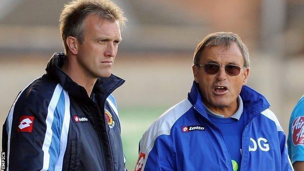 Steve Davis and Dario Gradi