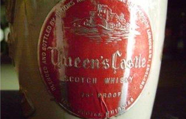 A bottle of whisky to mark the Queen's Coronation in 1953.