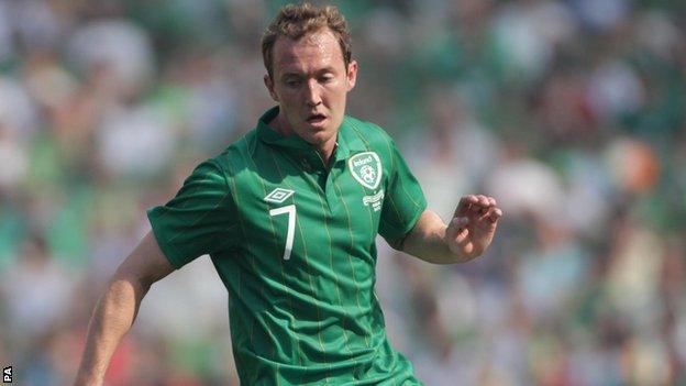 Aiden McGeady starred for the Republic after his half-time introduction