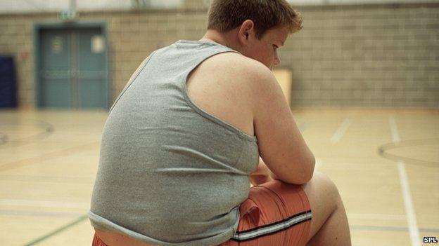 Overweight boy
