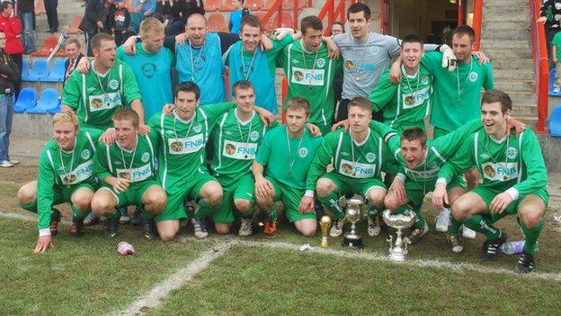 Guernsey after winning the 2012 Muratti