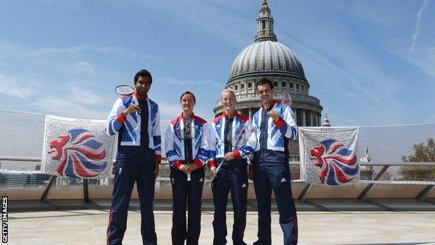 Rajiv Ouseph, Imogen Bankier, Chris Adcock and Susan Egelstaff