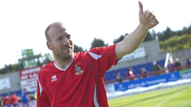 Inverness CT defender Ross Tokely